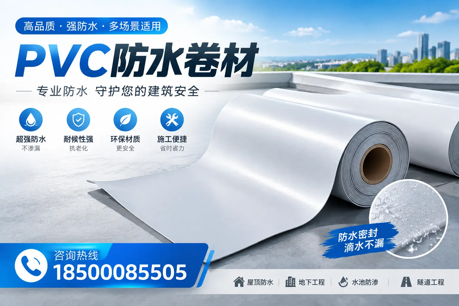 PVC防水卷材的市场竞争分析,七台河品牌选择参考
